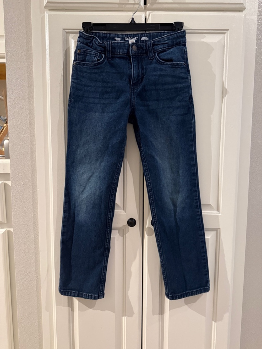 Cat & Jack Dark Blue Kids Jeans - Straight Cut